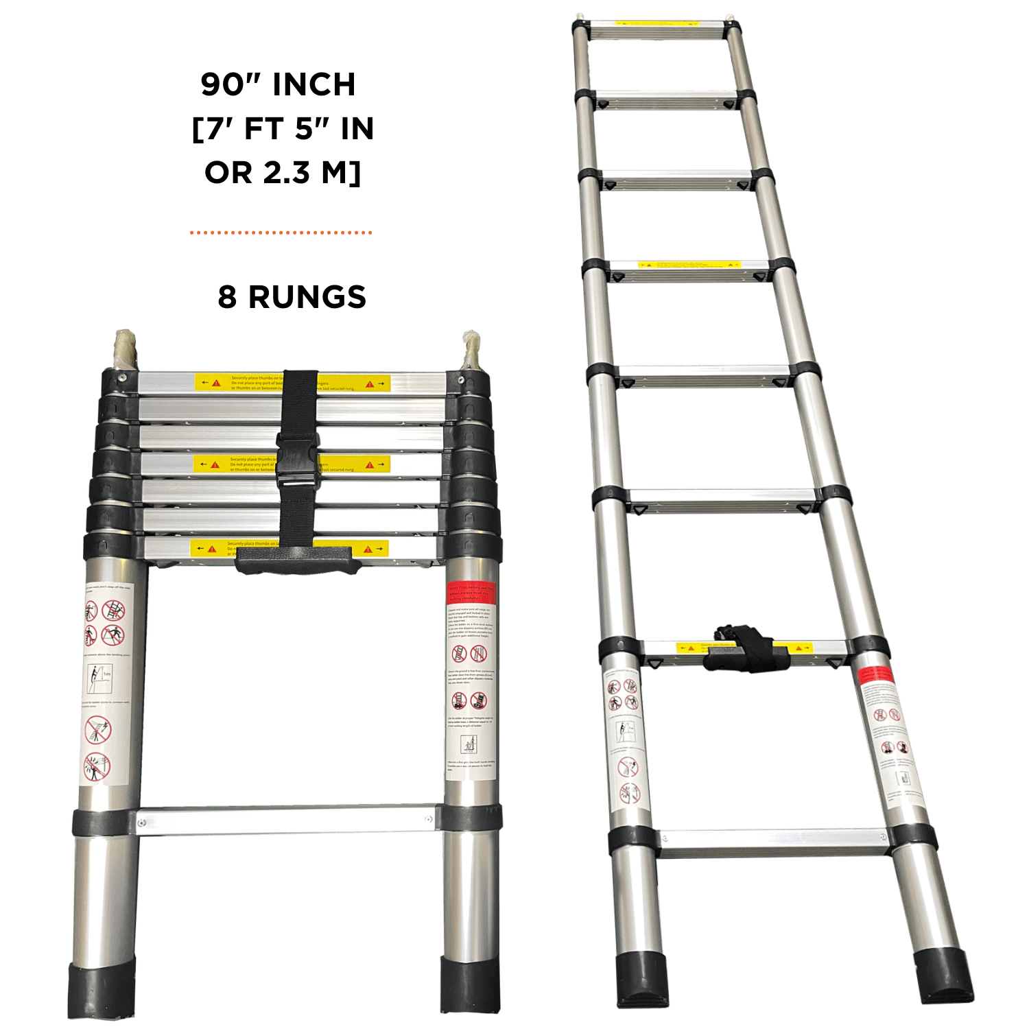 Aluminum Telescoping Ladder For Walkabout & Breezeway RTT - Image 4