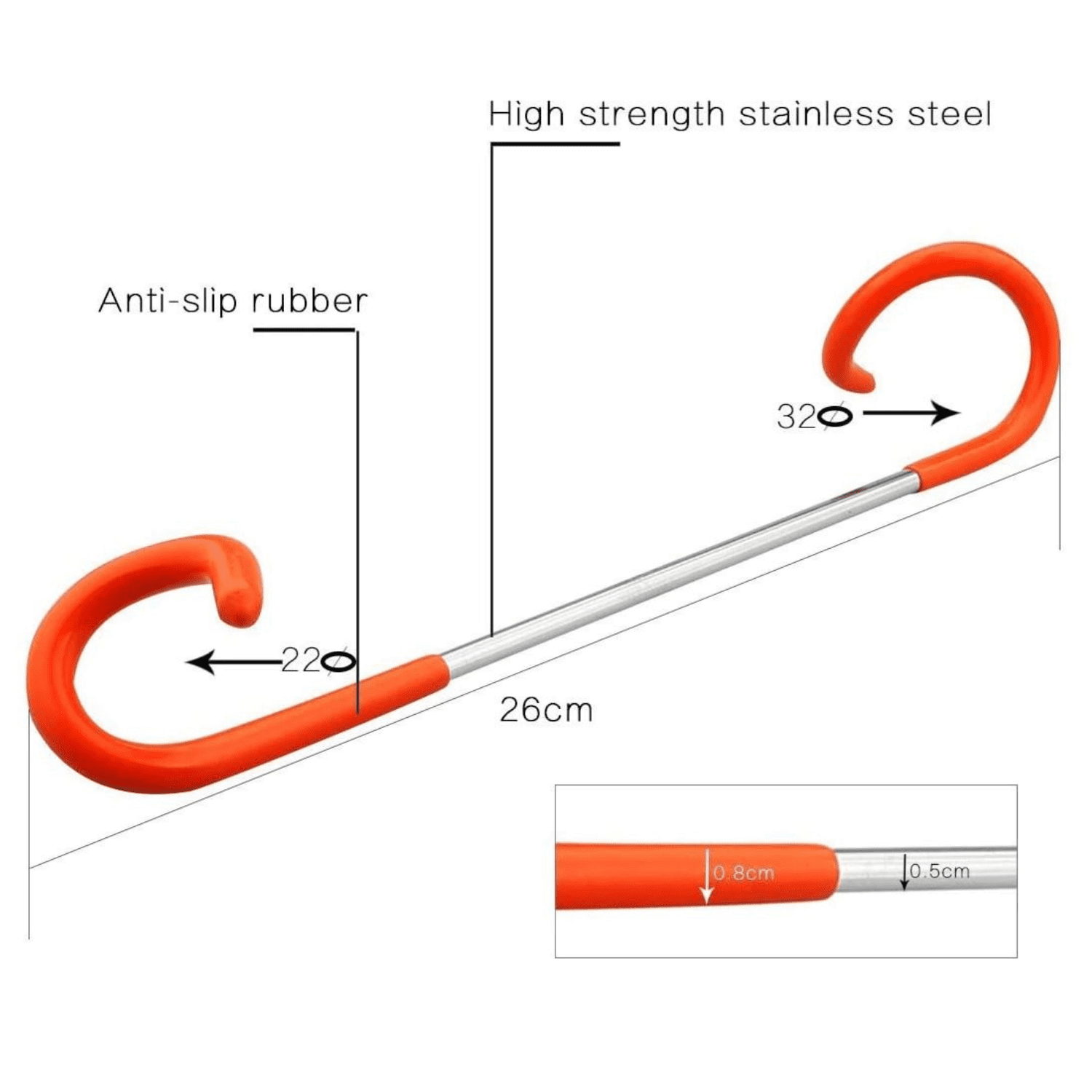 Universal 2-Way Gear, Light, and Lantern Hook Sets - Image 3