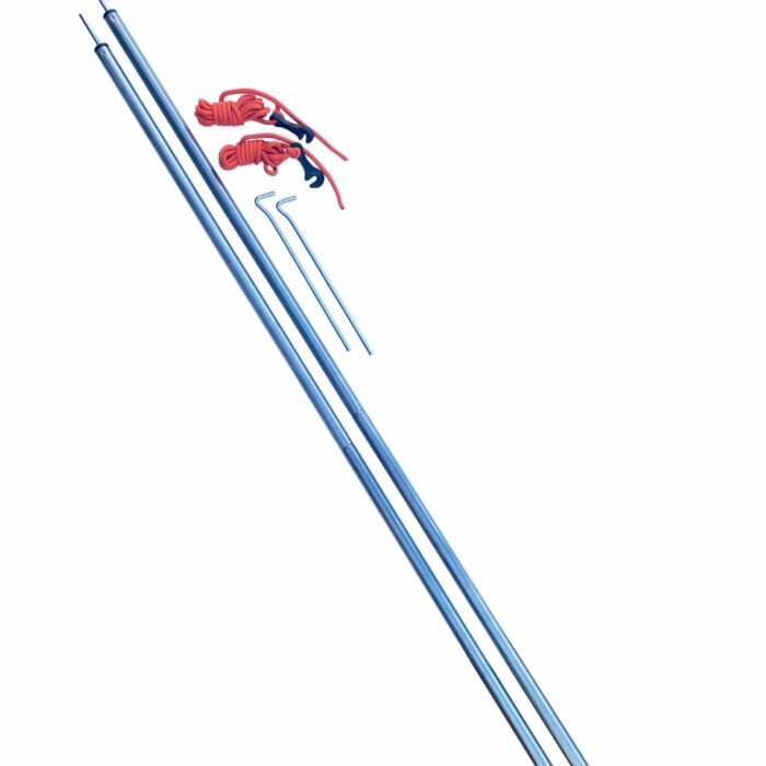 Swag Awning Pole Set - Fixed Height 47 inches