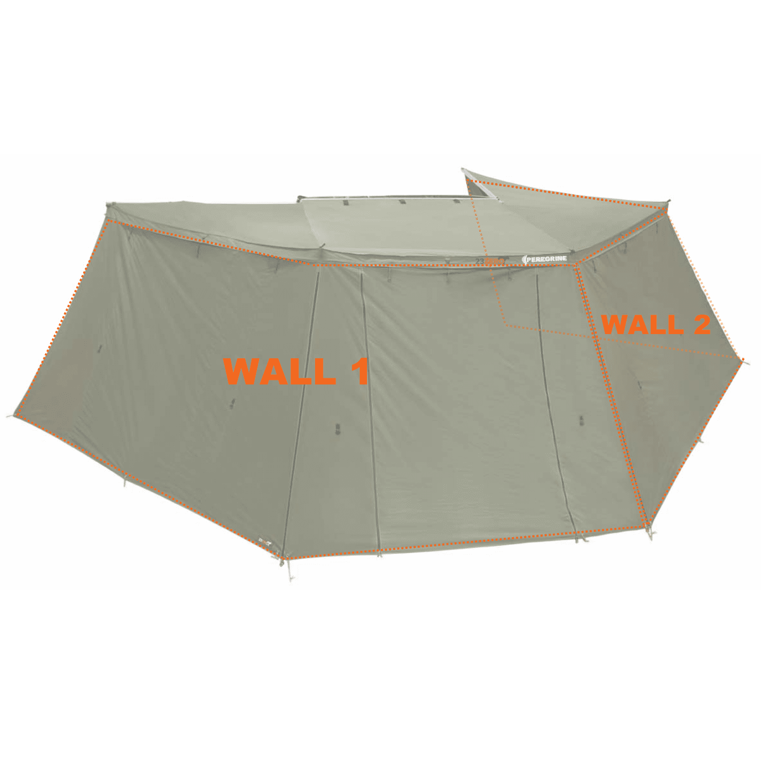Peregrine 270° Awning Solid Walls 1.0 (Fits PRO 5 – Left Only) - Image 2