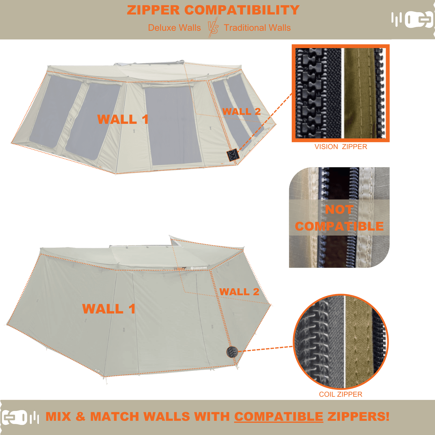 Peregrine 270° Awning Solid Walls 1.0 (Fits PRO 5 – Left Only) - Image 7