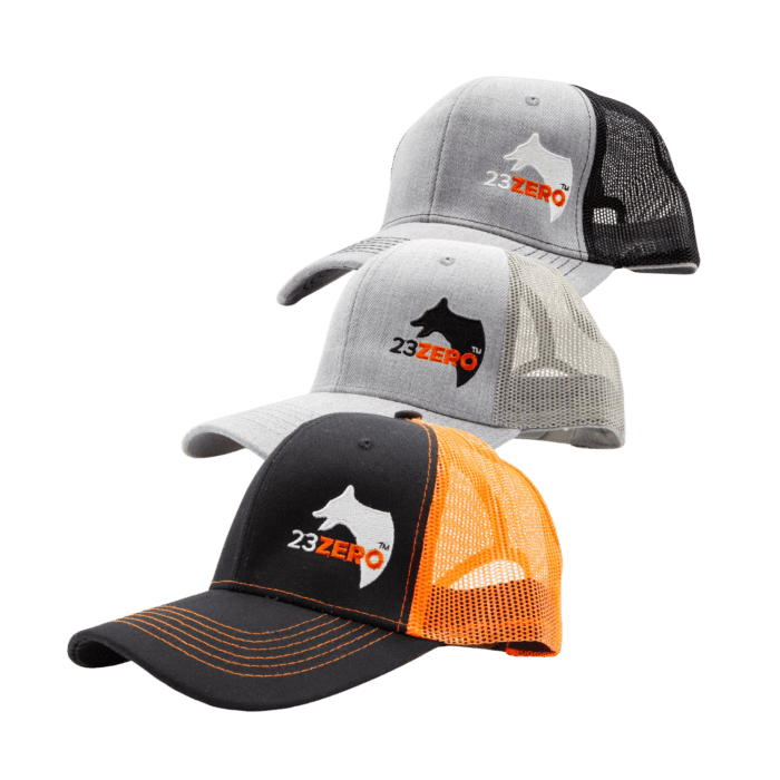 23ZERO Adjustable Mesh Trucker Hats