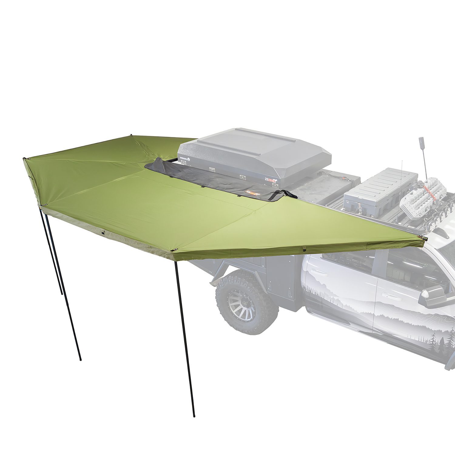 Peregrine PRO 6 Arm 270 Degree Awning - Left - Image 2