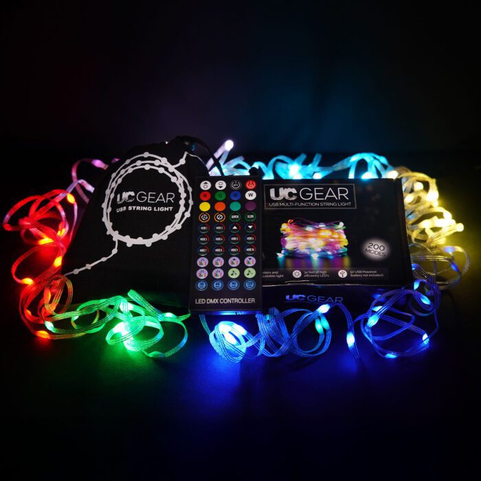 UC Gear LED String 34' - Multi Color with Remote