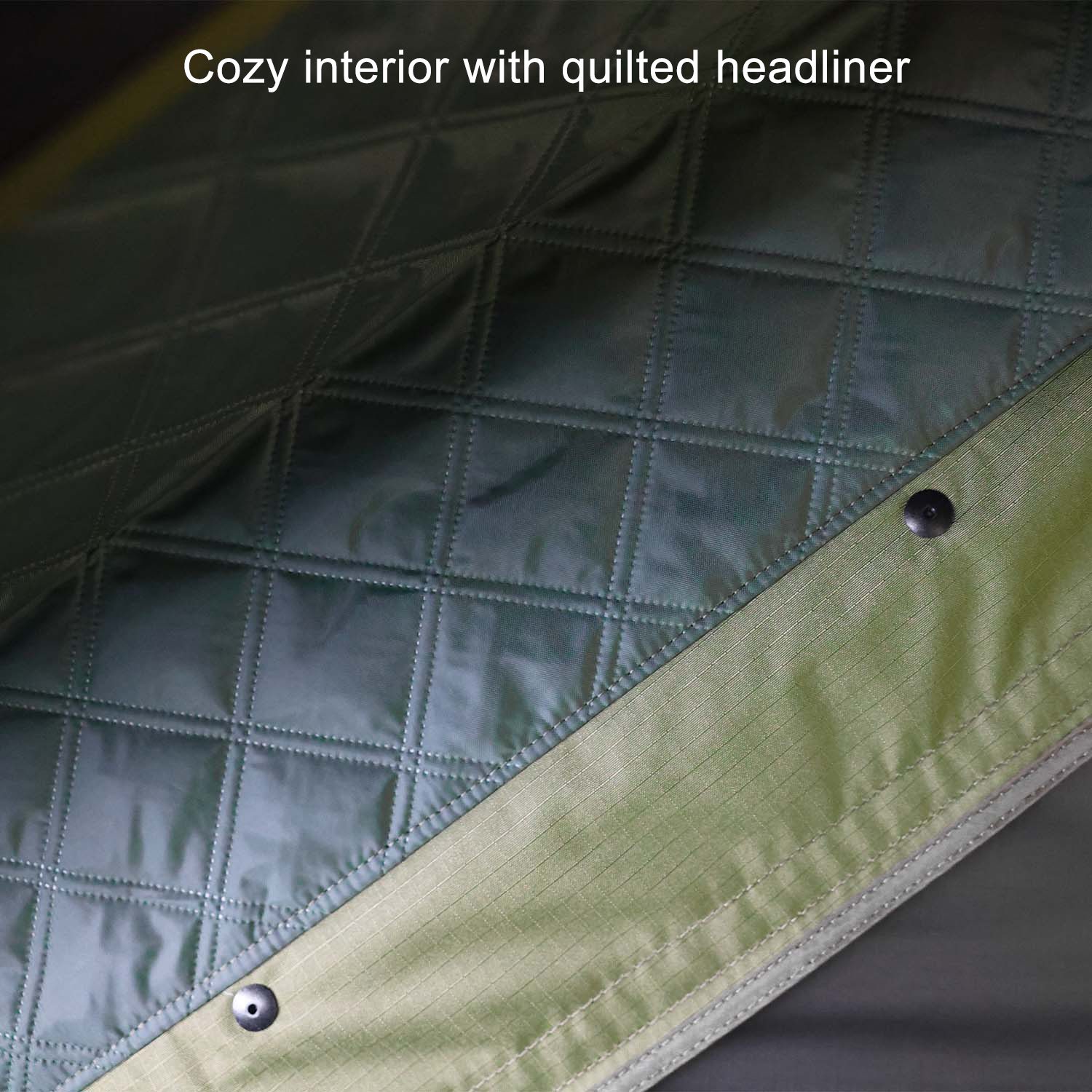 23Zero Armadillo Horizon 2 Hard Shell Roof Top Tent Cozy Interior With Quilted Headliner