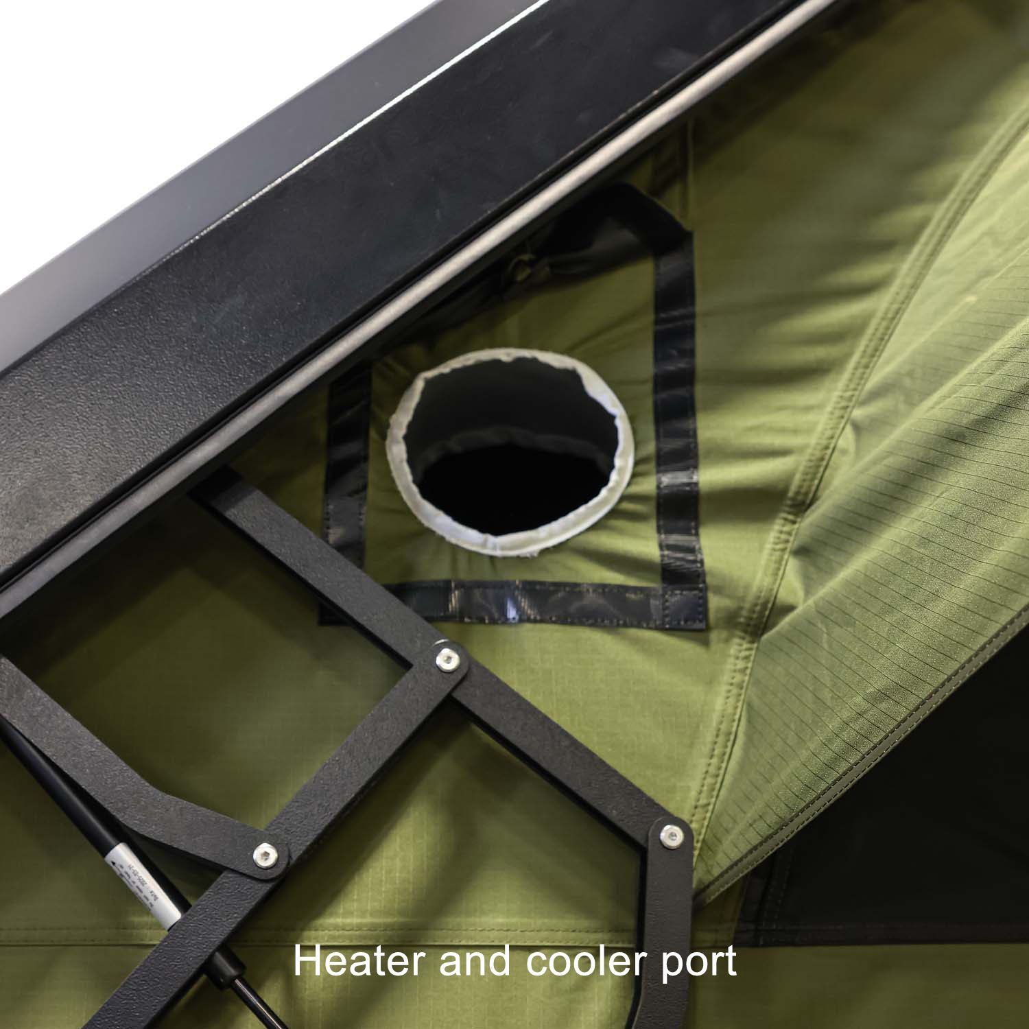 23Zero Armadillo Horizon 2 Hard Shell Roof Top Tent Integrated Healer/Cooler Port Exterior