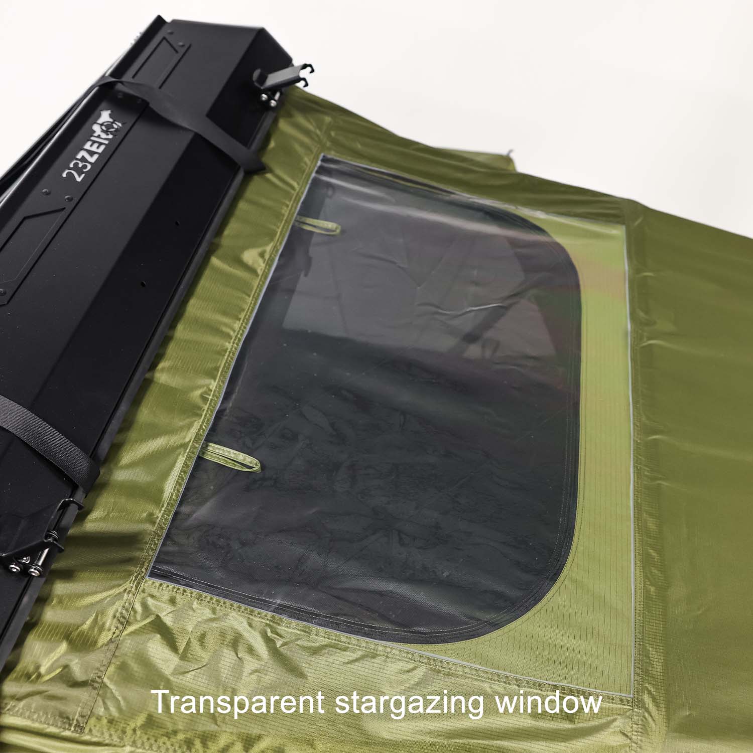 23Zero Armadillo Horizon 2 Hard Shell Roof Top Tent Transparent Stargazing Roof Window Exterior