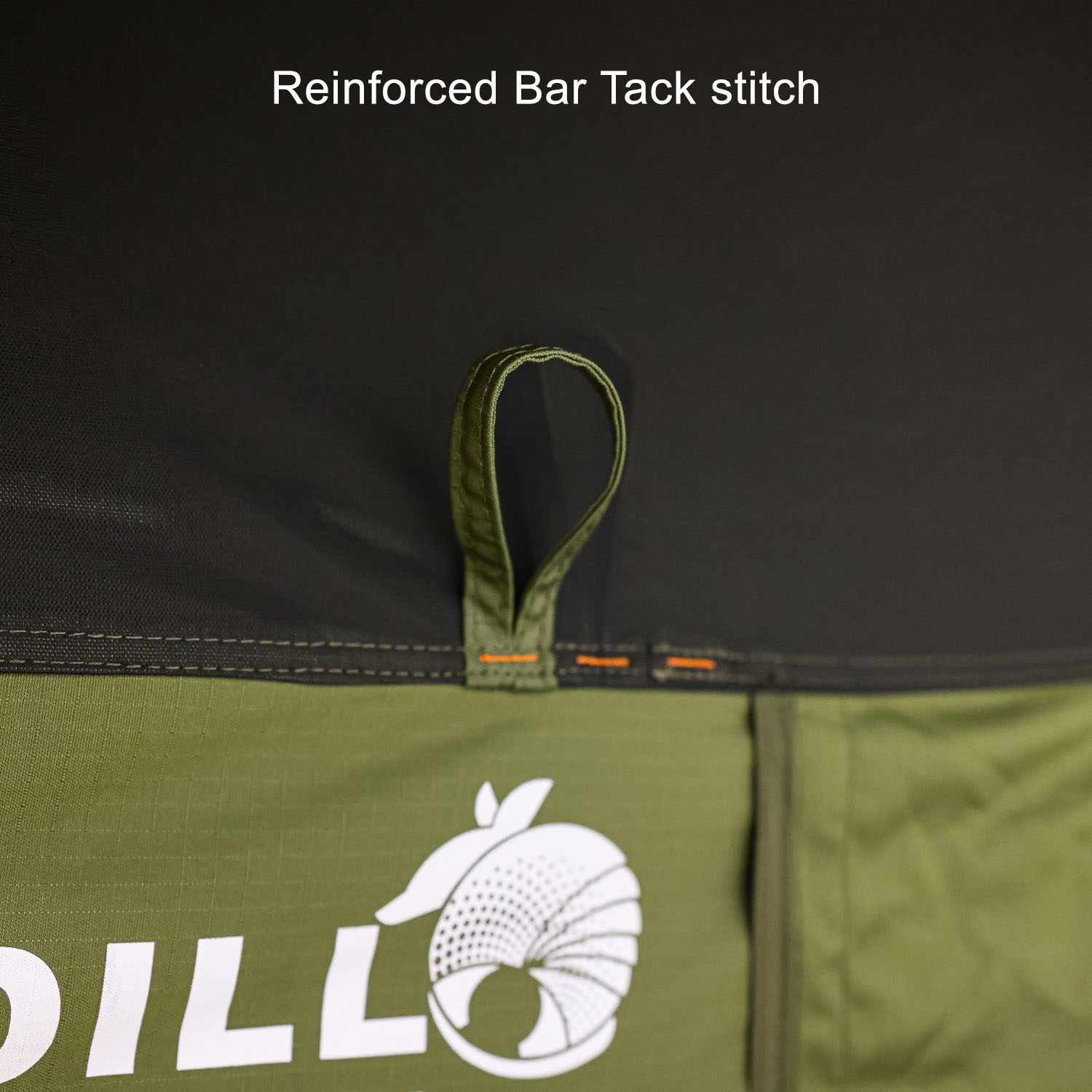 23Zero Armadillo Horizon 2 Hard Shell Roof Top Tent Reinforced Bar Tack Stitch