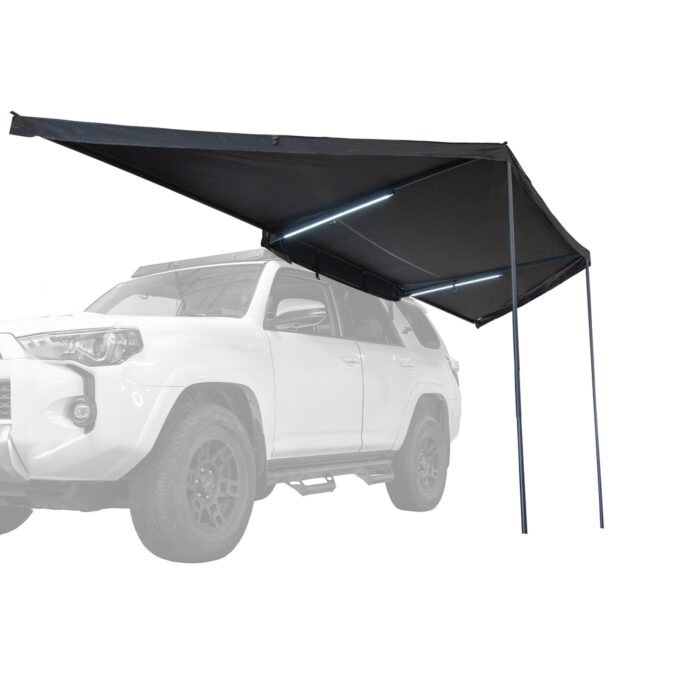 23Zero Peregrine Pro 180 Degree Awning Deployed on Toyota 4Runner