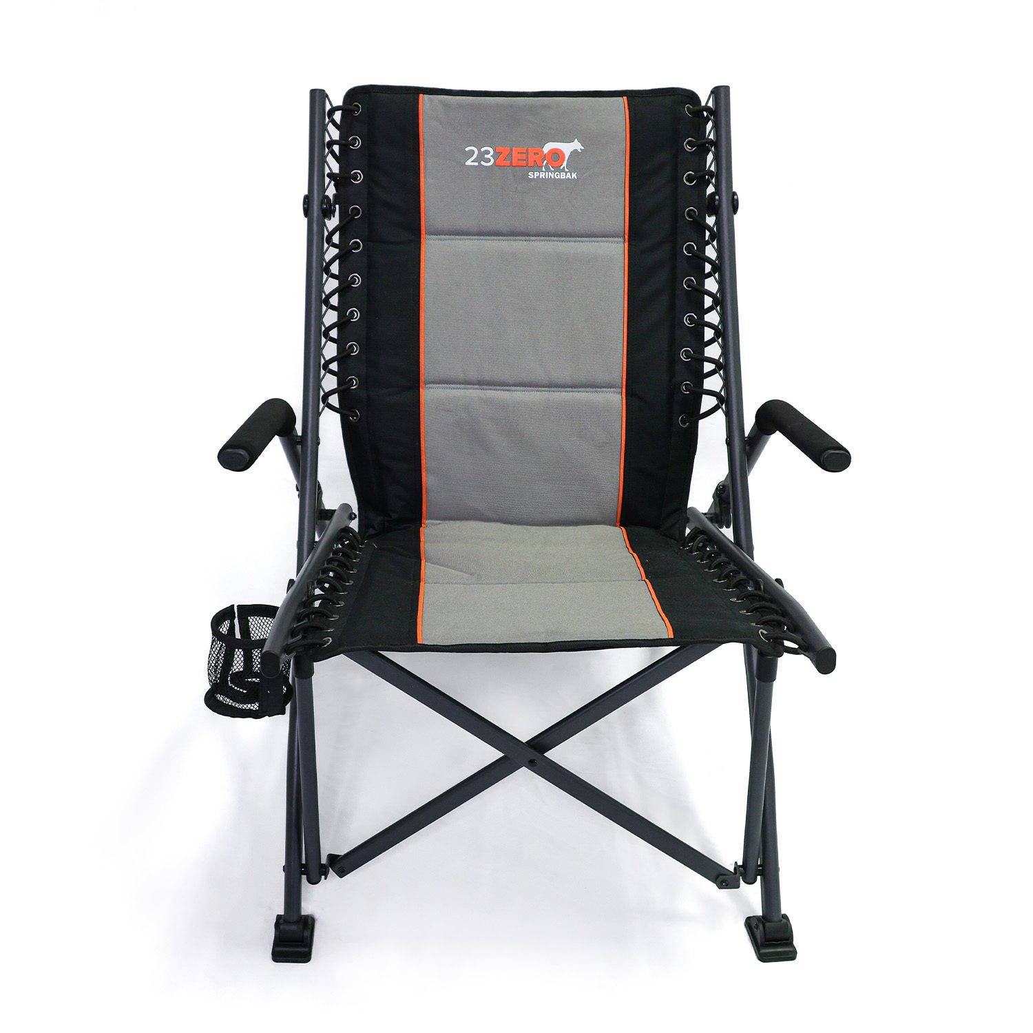 23Zero Springbak Camp Chair Gray Front Facing View