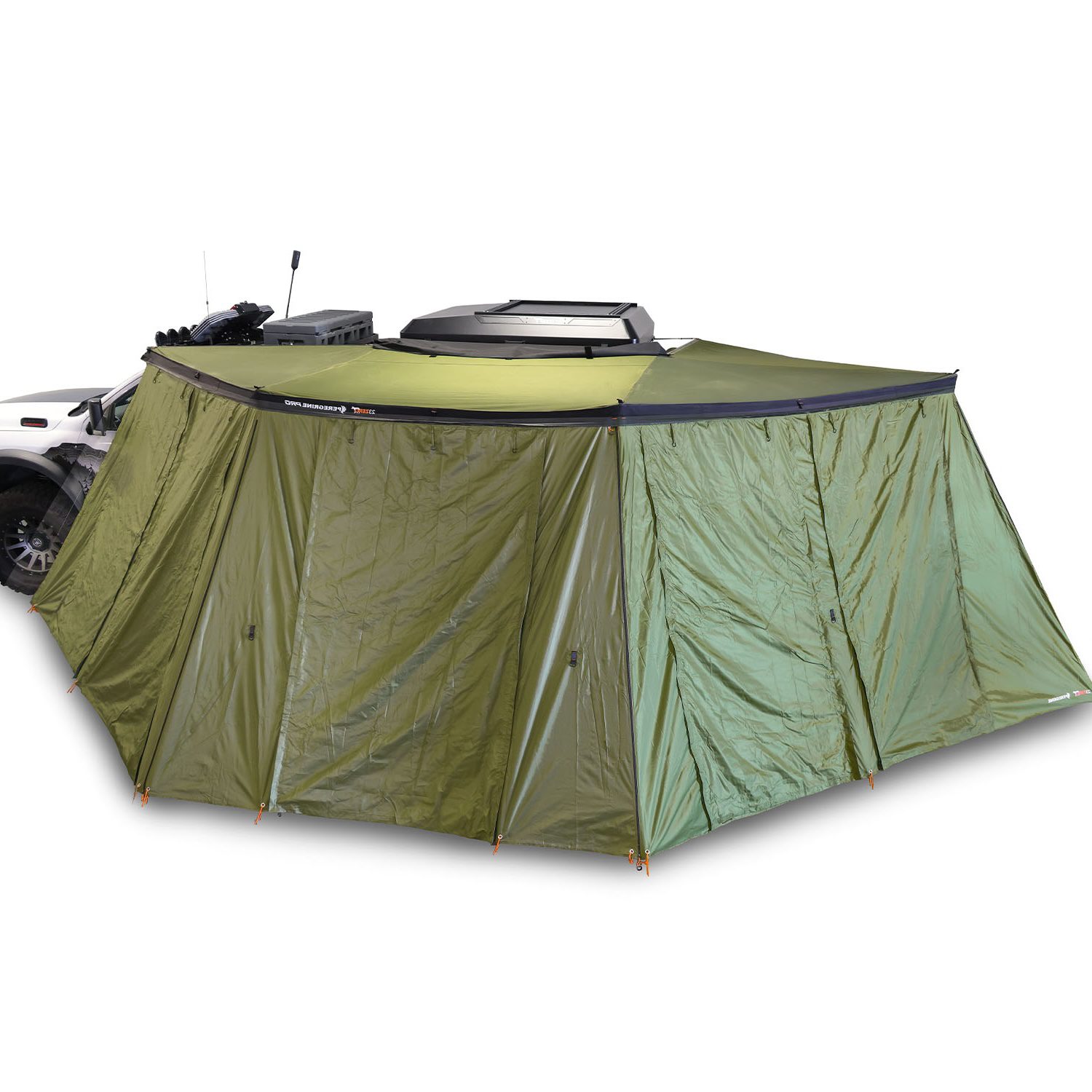 23Zero Peregrine PRO 5 Arm 270 Degree Awning Wall Kit - Left Side Deployed Closed