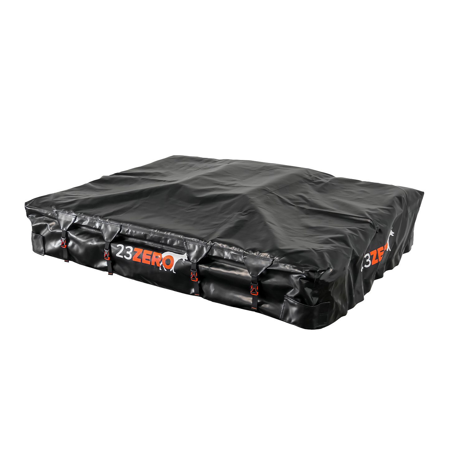 23Zero Walkabout 2.0 soft shell rooftop tent transit cover angled, available in 56, 62, and 72 sizes