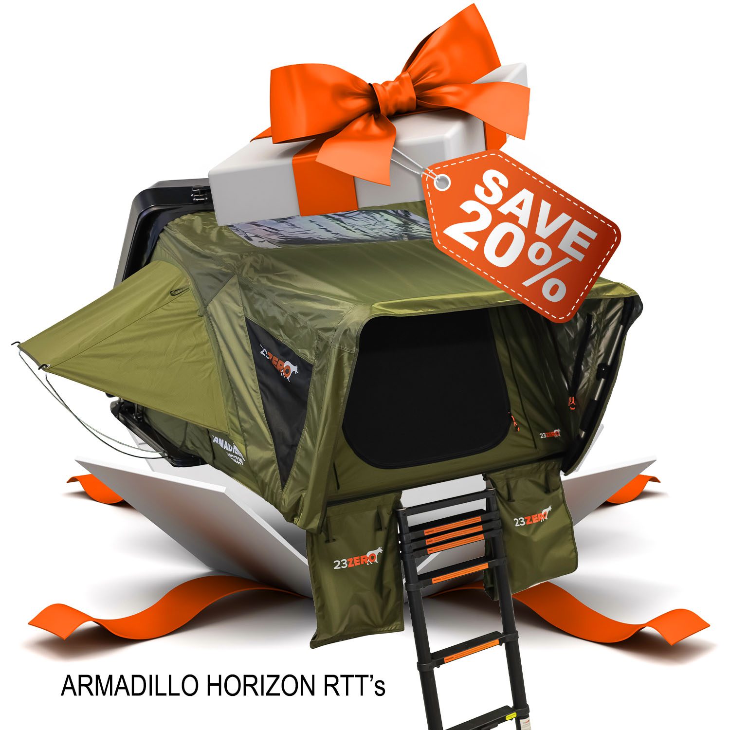 23Zero 23 Day's of Christmas 20% Off Armadillo Horizon Rooftop Tents