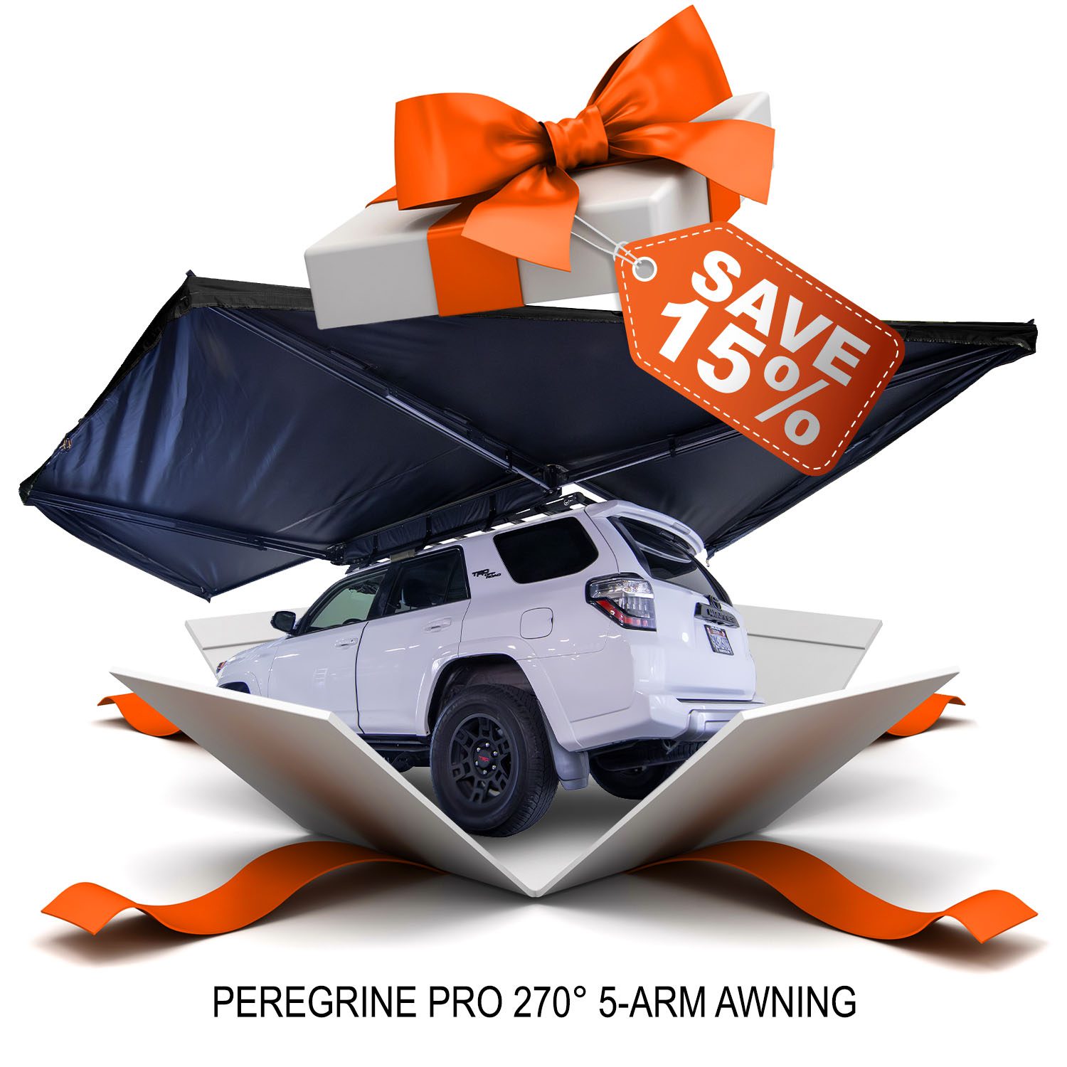 23Zero 23 Day's of Christmas 20% Peregrine PRO 270° 5-Arm Awnings