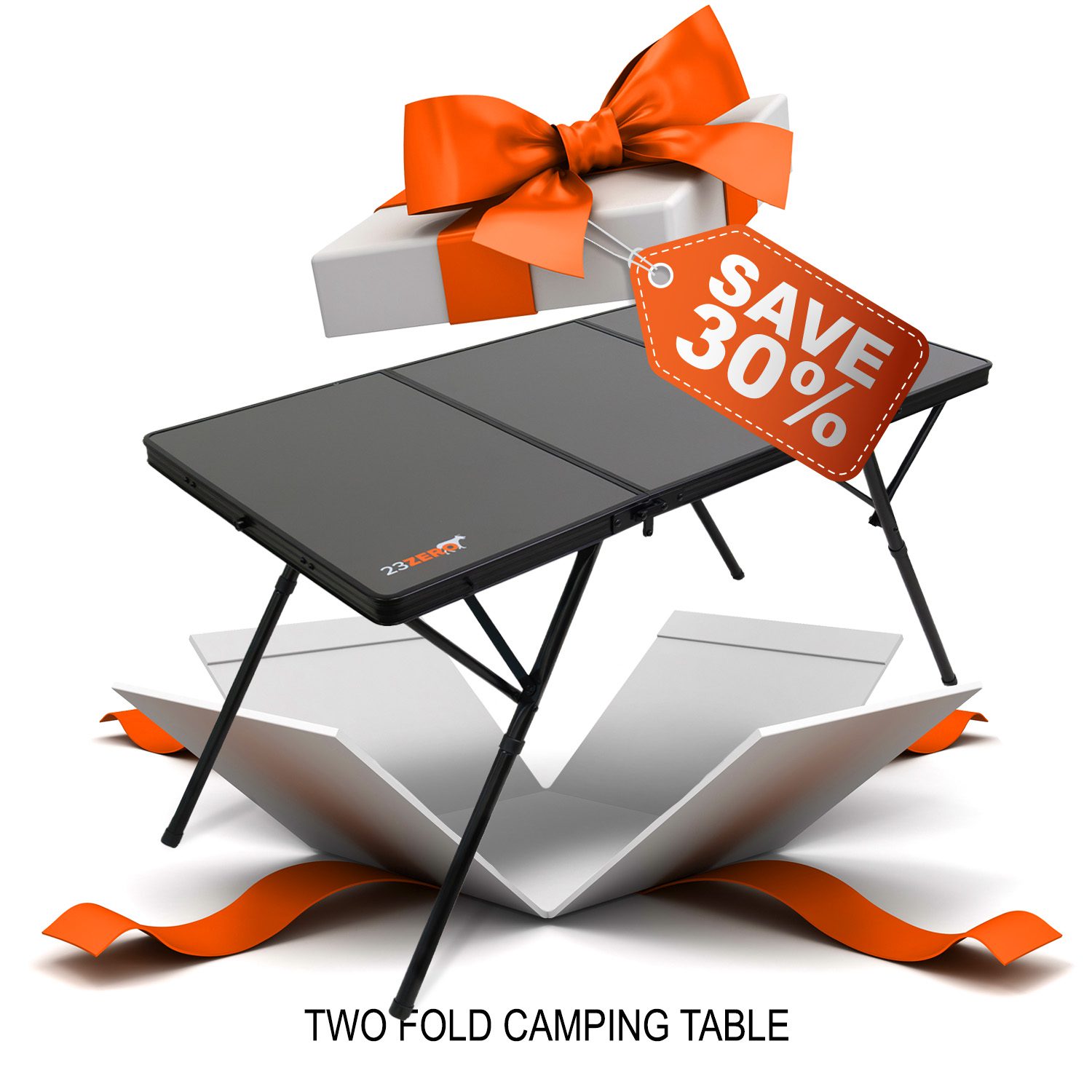 23Zero 23 Day's of Christmas 30% Off Furniture - Two Fold Camping Table