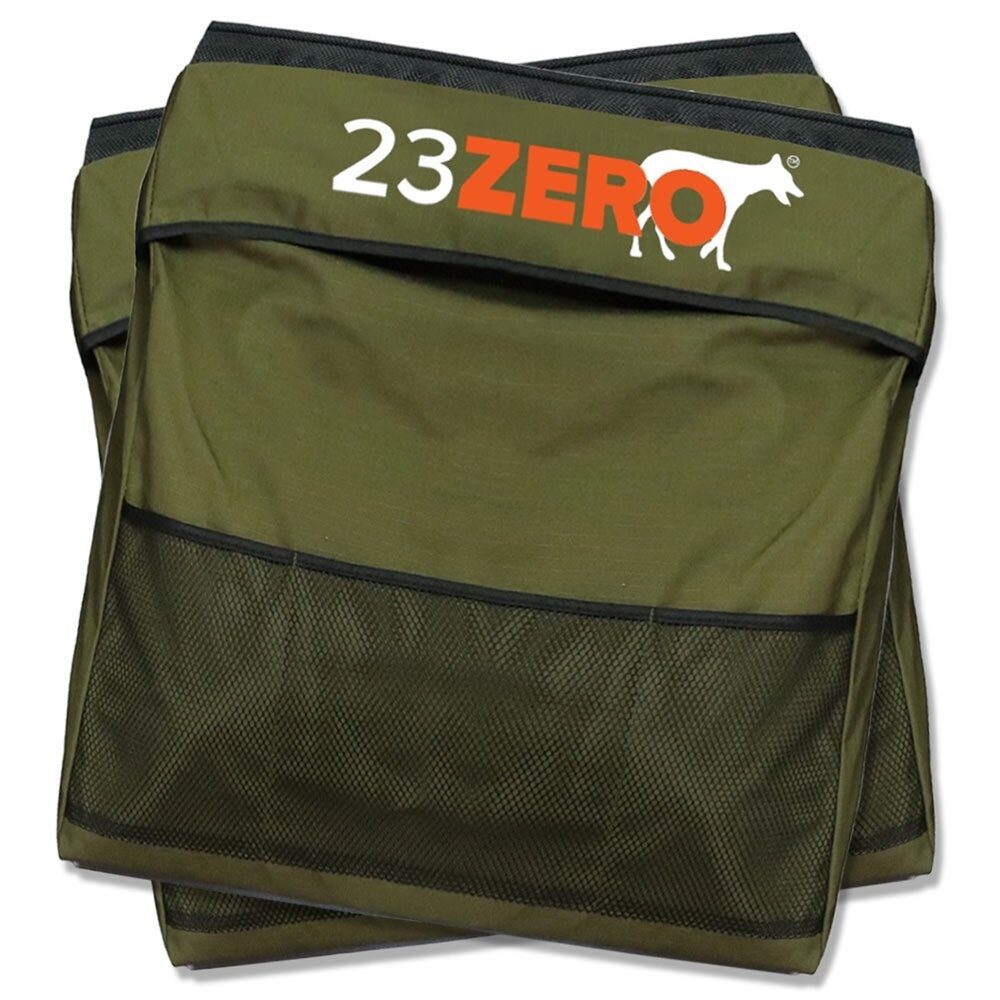 23Zero Universal Keder Rail Boot Bags For Rooftop Tents (pair) Olive Stacked