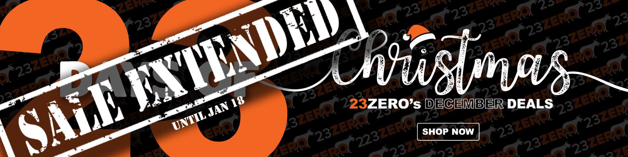 23Zero 23 Day's of Christmas Deals Up To 50% OFF Sitewide Sale Extended Until 01/18/2026