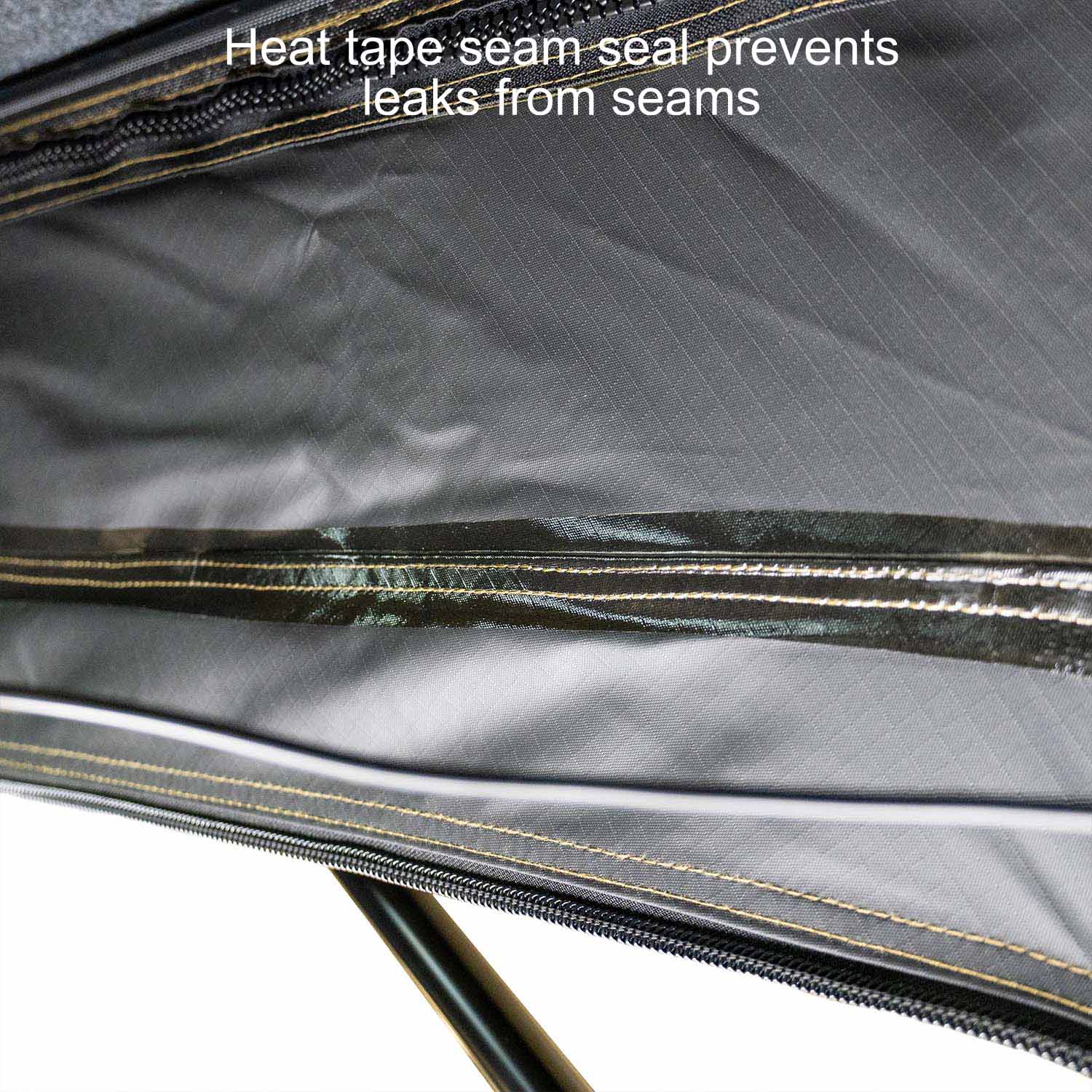 Kabari Z Aluminum Z-Lift Hard Shell Roof Tent Heat Tape Seam Seal Prevents Leaks From Seals Detail