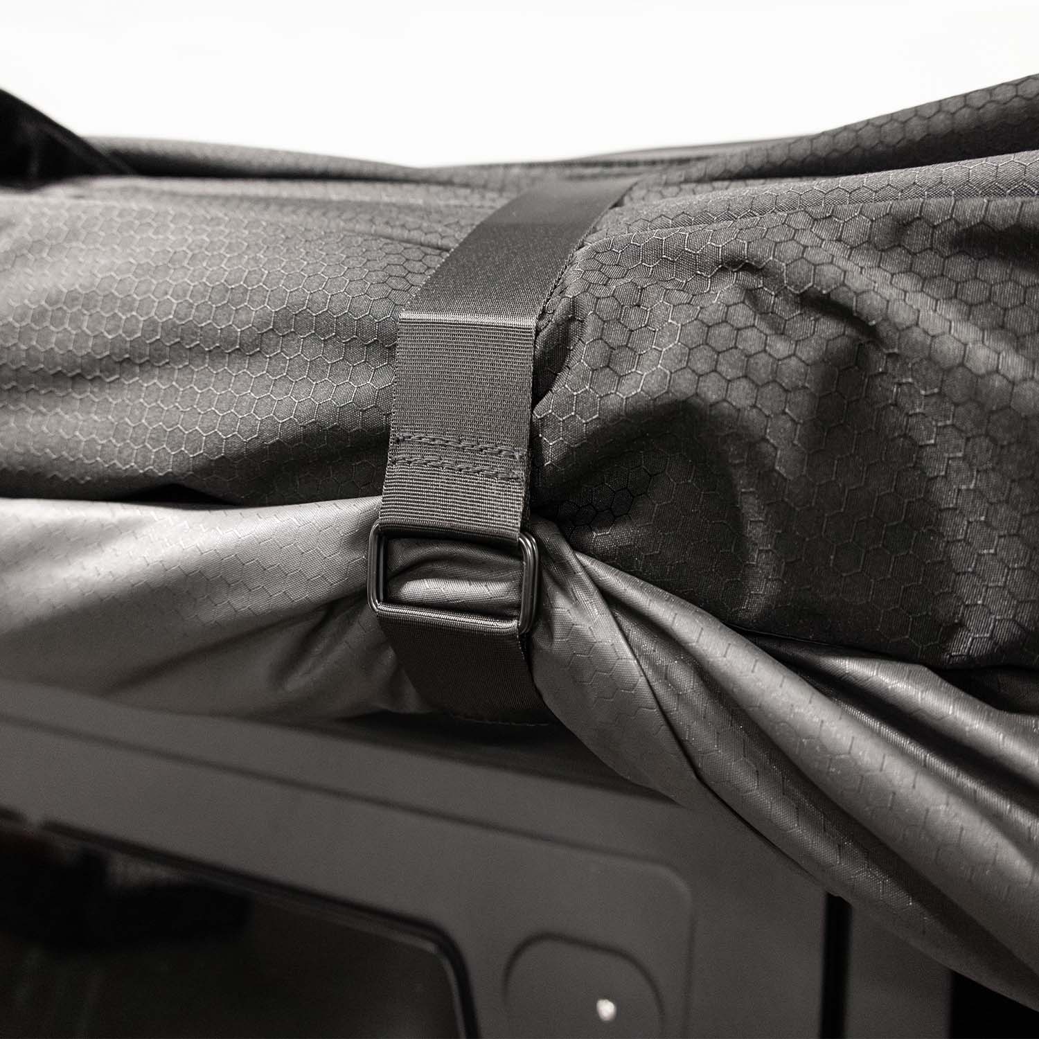 23Zero Onyx 270 Degree 6 Arm Vehicle Awning Fabric Strap Tensioner Detail