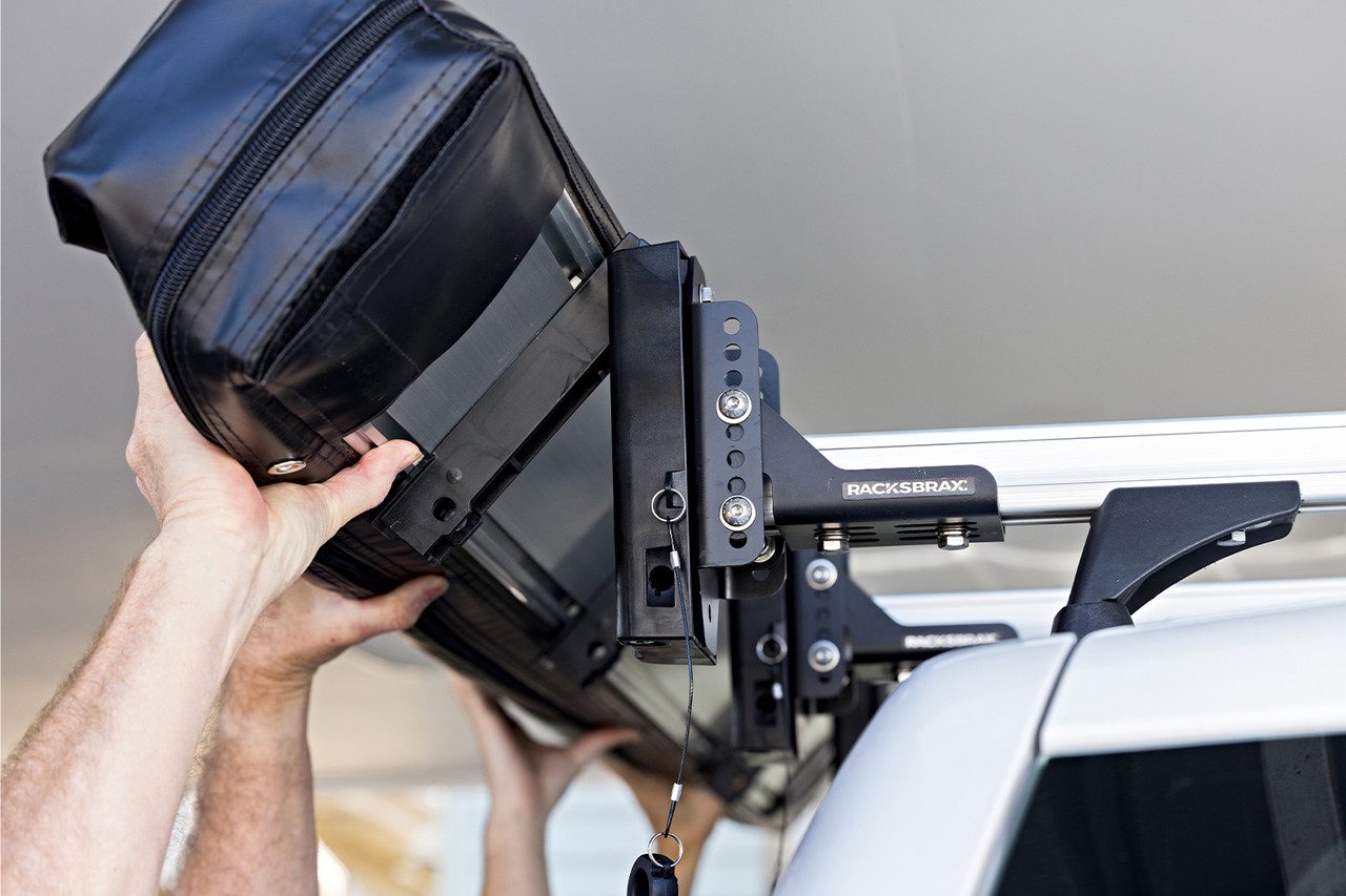 RacksBrax XD Awning Quick Release Hitch in Action